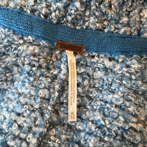 NWT Free People Blue BFF Cardigan in Big Blue - Picture 8 of 11